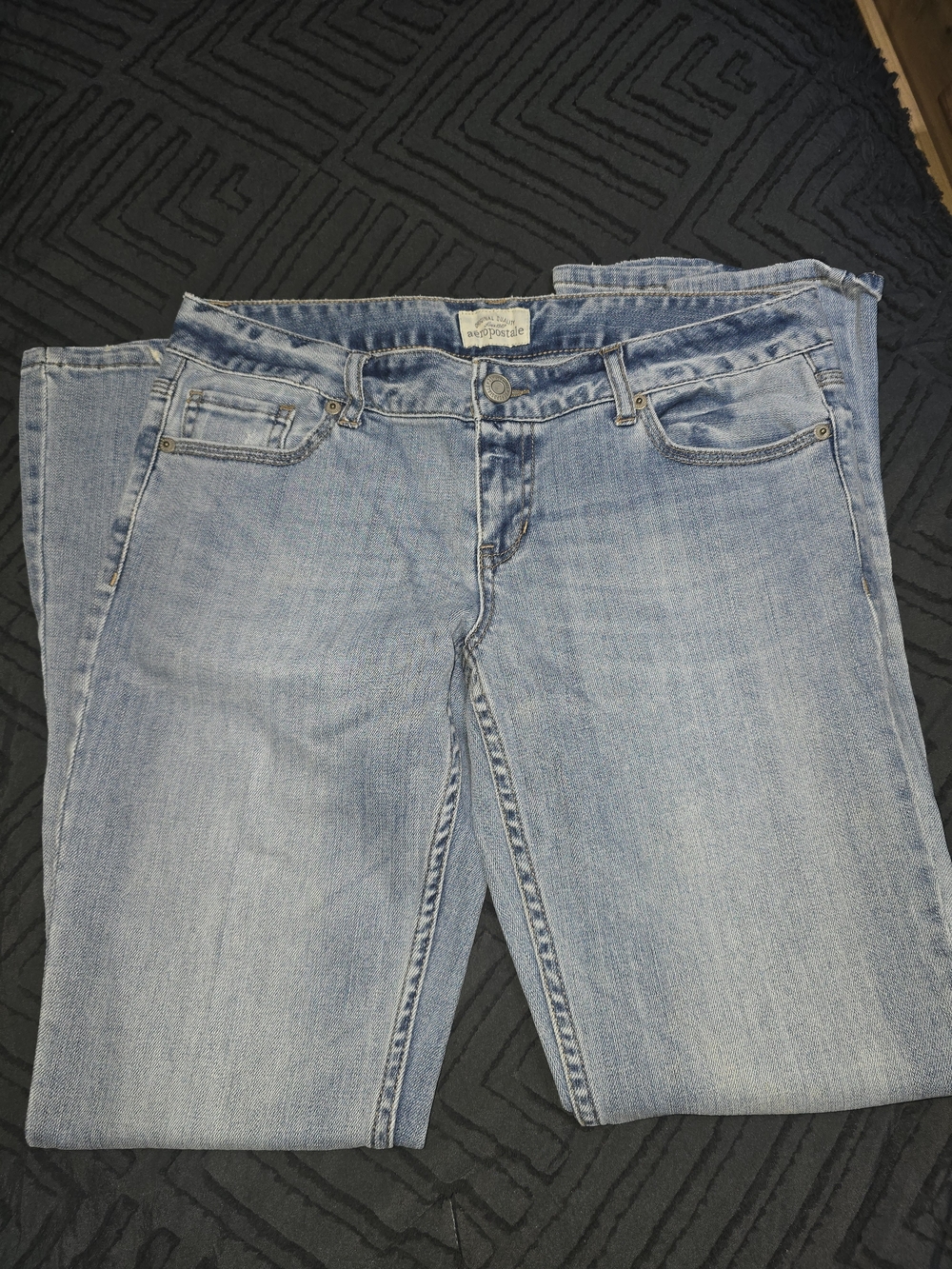 Aeropostale Light Blue Women's Jeans - Unbranded Classic Straight